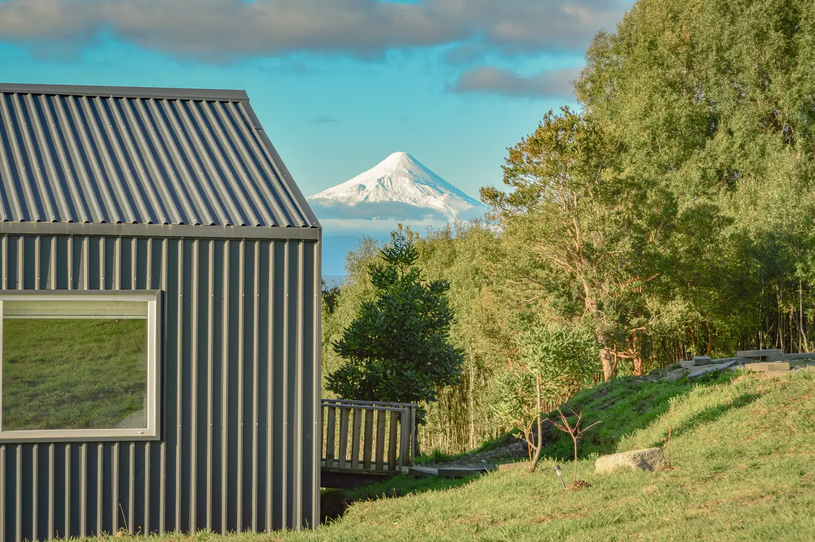 Cabaña B, Ave Lodge Frutillar, vista panorámica al lago y volcanes