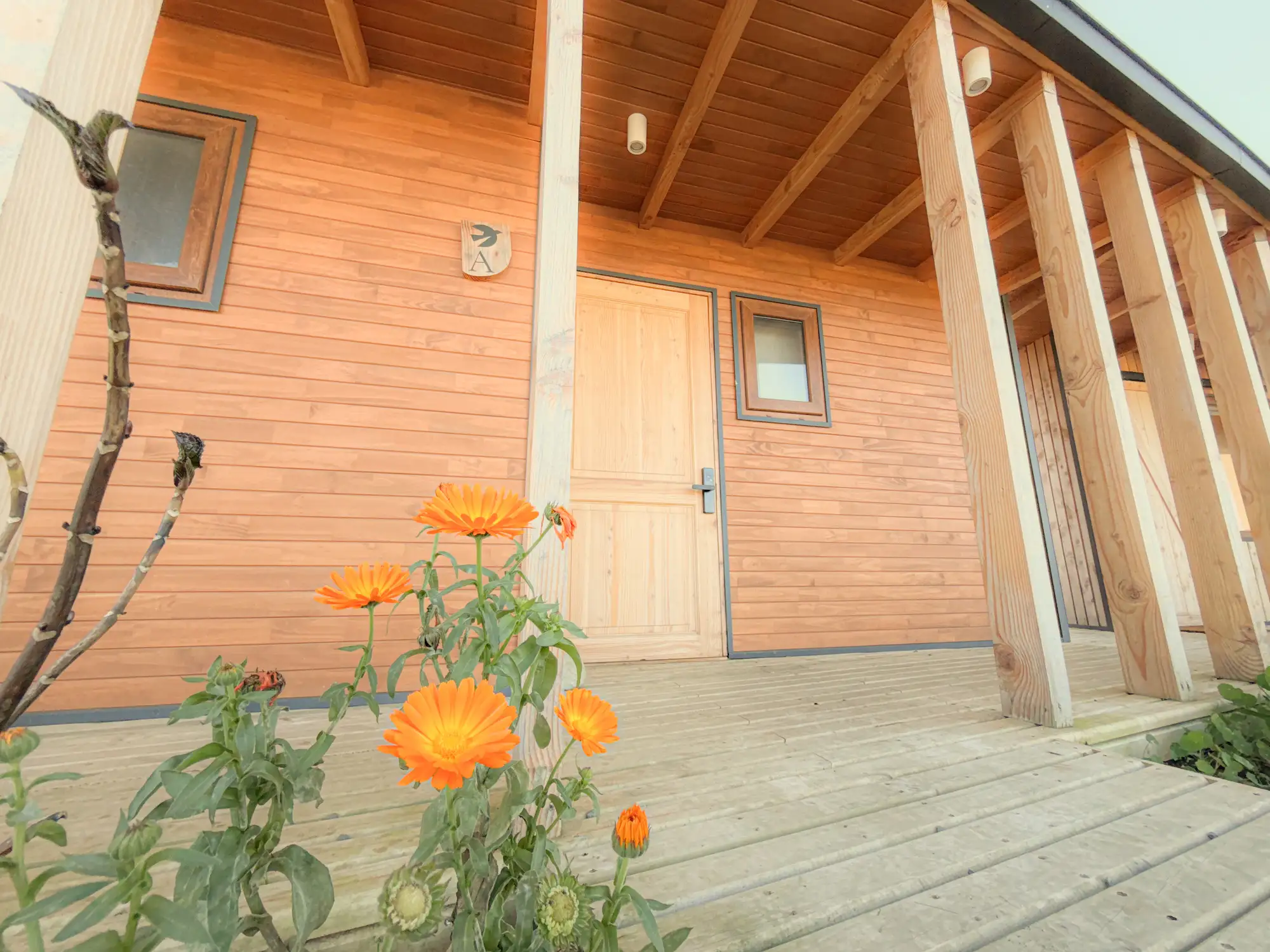 Cabaña A, Ave Lodge Frutillar, fachada