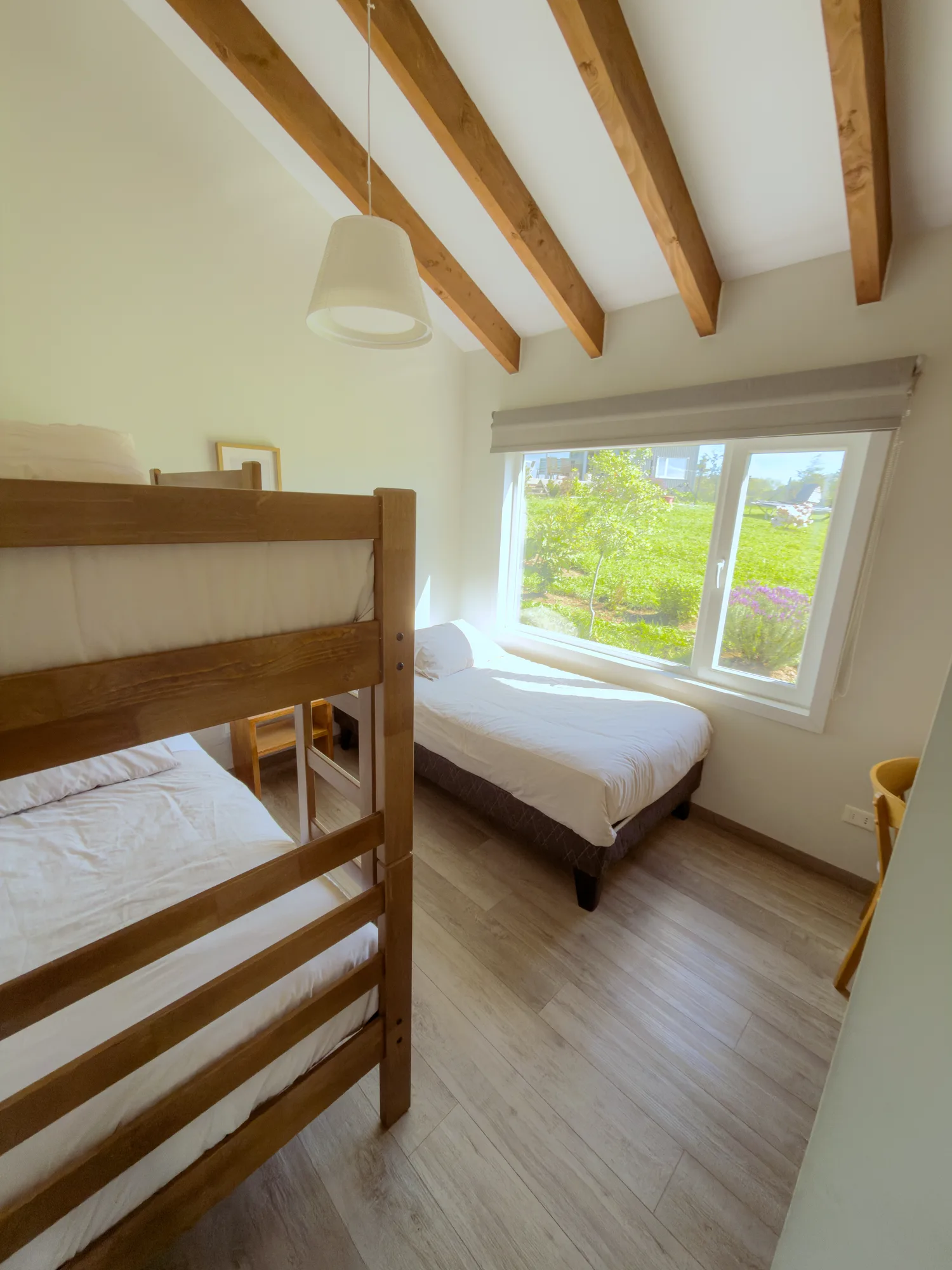 Habitación 2 con litera y cama de 1½ plaza, Cabaña B, Ave Lodge